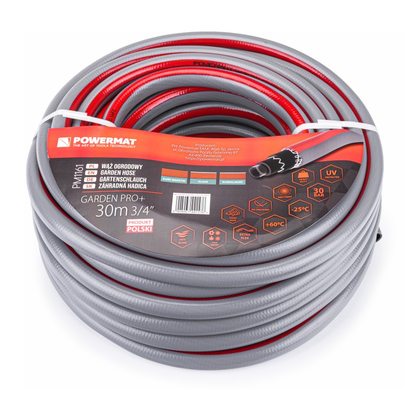 WĄŻ OGRODOWY GARDEN PRO+ 3/4" 30M