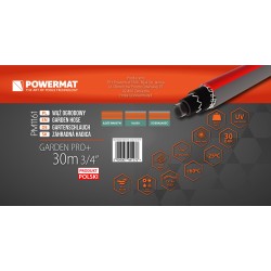 WĄŻ OGRODOWY GARDEN PRO+ 3/4" 30M