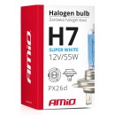 Ampoule halogene H7 12V 55W filtre UV (E8) Super White