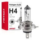 Ampoule halogene H4 24V 70/75W filtre UV (E8)