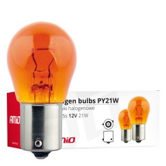 Ampoules halogenes PY21W BAU15s 12V 21W AMBRE