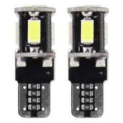 LED CANBUS 5SMD 5730 T10 (W5W) Blanc