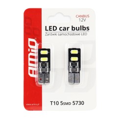 LED CANBUS 4SMD 5730 T10 (W5W) Blanc