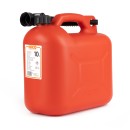 Jerrican carburant en plastique 10L, rouge