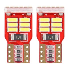 LED CANBUS 18SMD 4014 T10e W5W White 12V AMIO-01286