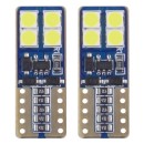 LED CANBUS 8SMD 2835 T10e (W5W) Blanc 12V/24V