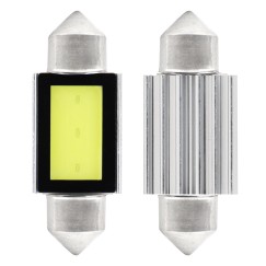 LED CANBUS COB3 Navette C5W C10W C3W 36mm Blanc 12V