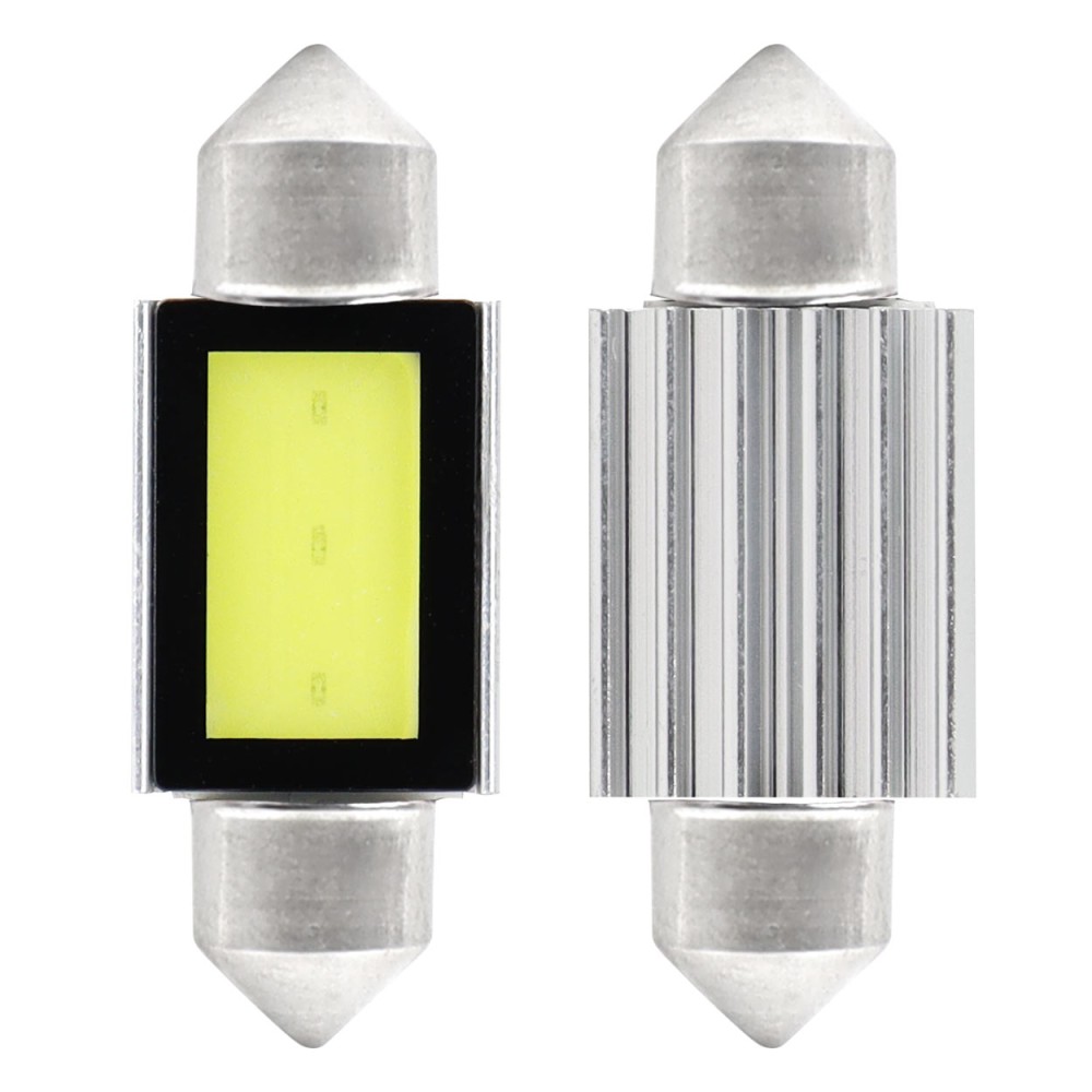 LED CANBUS COB3 Navette C5W C10W C3W 36mm Blanc 12V