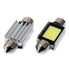 LED CANBUS COB3 Navette C5W C10W C3W 36mm Blanc 12V