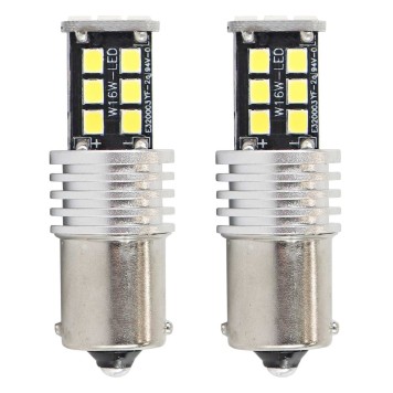 DEL CANBUS 2835 15SMD 1156 BA15S P21W R10W R5W Blanc 12V/24V