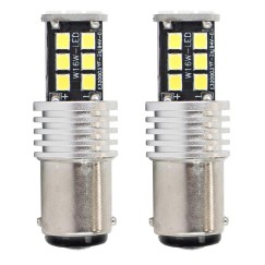 DEL CANBUS 2835 15SMD 1157 BAY15D P21/5W Blanc 12V/24V