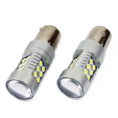 DEL CANBUS 3030 24SMD 1156 BA15S P21W Blanc 12V/24V