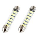 LED STANDARD 3014 18SMD Navette C5W C10W C3W 41mm Blanc 12V