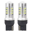 DEL CANBUS 3030 24SMD T20 7440 W21W Blanc 12V/24V