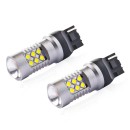 DEL CANBUS 3030 24SMD T20 7440 W21W Blanc 12V/24V