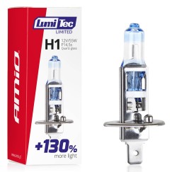 Ampoule halogene H1 12V 55W LumiTec LIMITED +130%