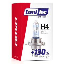 Ampoule halogene H4 12V 60/55W LumiTec LIMITED +130%