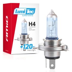 Ampoule Halogene H4 12V 60/55W LumiTec Super Blanc +120%