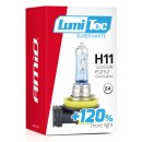 Ampoule halogene H11 12V 55W LumiTec Super Blanc +120%