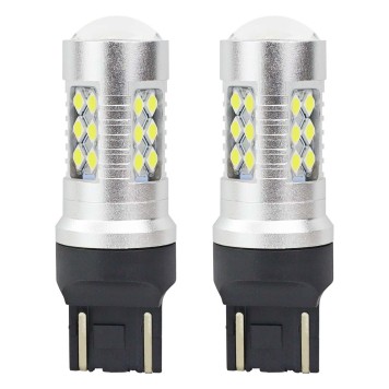 DEL CANBUS 3030 24SMD T20 7443 W21/5W Blanc 12V/24V