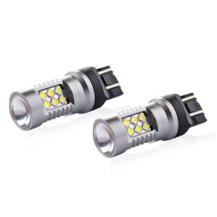 DEL CANBUS 3030 24SMD T20 7443 W21/5W Blanc 12V/24V