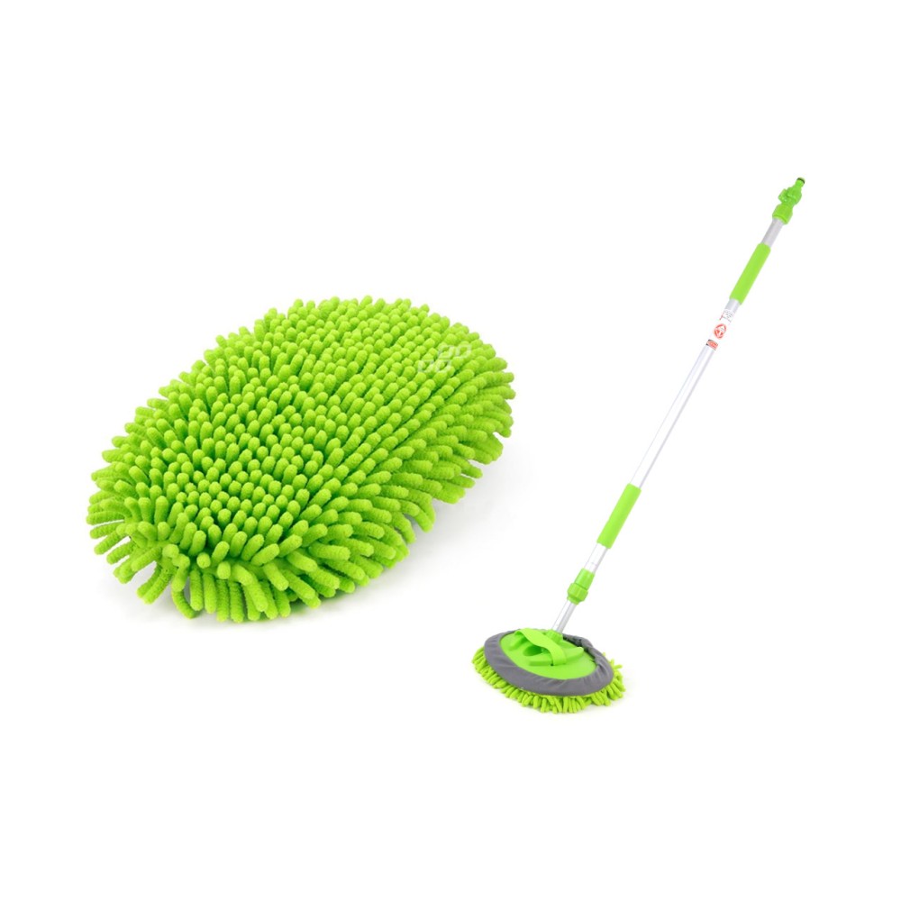 Brosse de lavage voiture Chenille   avec connecteur d’eau 98-168cm