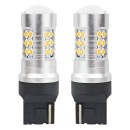 LED CANBUS 3030 24SMD T20 7440 WY21W Ambre 12V/24V