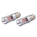 LED CANBUS 3030 24SMD 1157 BAY15D PR21/5W Rouge 12V/24V