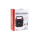 Compresseur dair de voiture avec manometre numérique et lumiere LED 12V