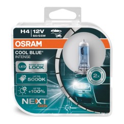 Ampoules halogenes Osram H4 12V 60/55W P43t Cool Blue NEXT GEN 5000K 2 pcs