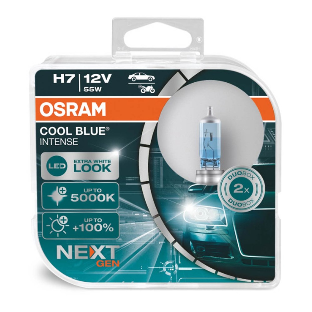 Ampoule Halogene Osram H7 12V 55W PX26d Cool Blue NEXT GEN 2 pcs