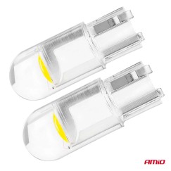 LED STANDARD T10 W5W COB HPC 12V Blanc clair