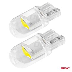 LED STANDARD T10 W5W COB HPC 12V Blanc clair