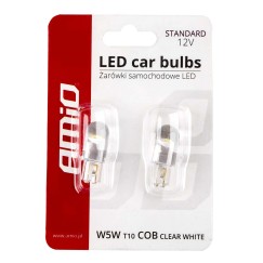 LED STANDARD T10 W5W COB HPC 12V Blanc clair