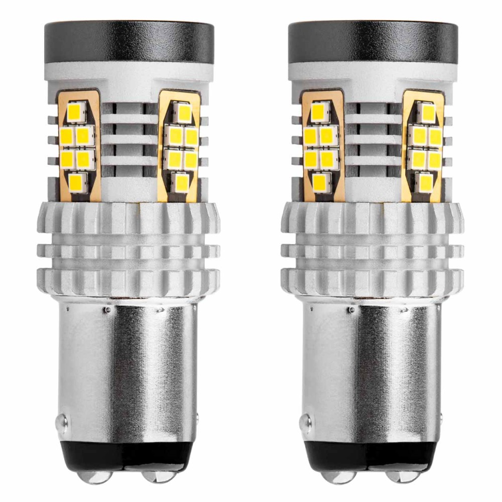 Ampoules LED CANBUS 3020 24SMD 1157 BAY15D P21/5W Blanc 12V/24V