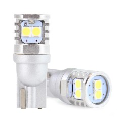 Ampoules LED CANBUS 3030 6SMD T10 W5W W10W Blanc 12V/24V