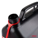 Jerrican carburant en plastique 5L AMiO, noir