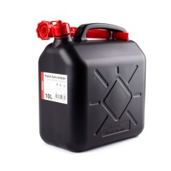 Jerrican carburant en plastique 10L AMiO, noir