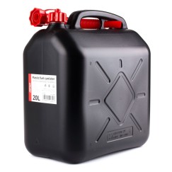 Jerrican carburant en plastique 20L AMiO, noir