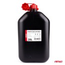 Jerrican carburant en plastique 20L AMiO, noir