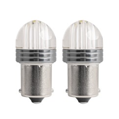 LED STANDARD P21W 9SMD 12V Clear white Bliester (2 pcs)