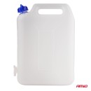 Jerrican eau en plastique 10L, blanc AMIO-03202