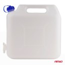 Jerrican eau en plastique 15L, blanc