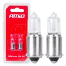 Ampoules halogenes H6W 12V 6W BAX9S white 2pcs blister