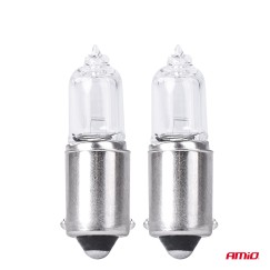 Ampoules halogenes H6W 12V 6W BAX9S white 2pcs blister