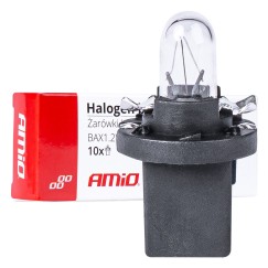 Ampoules halogenes B8.5D 12V 8.5W BAX1.2W white 10pcs