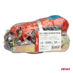 Sangle darrimage pour remorque de voiture 5000kg 50mm 3m