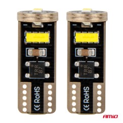 Ampoules LED CANBUS T10e W5W 3x2055 SMD White 12V/24V 12V/24V AMIO-03720