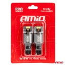 Ampoules LED T15 W16W 4x3030 SMD White 12/24V FULL CANBUS AMIO-03581