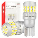 Ampoules LED CANBUS T10 W5W 30SMD 2016 Blanche 12V/24V AMIO-04233